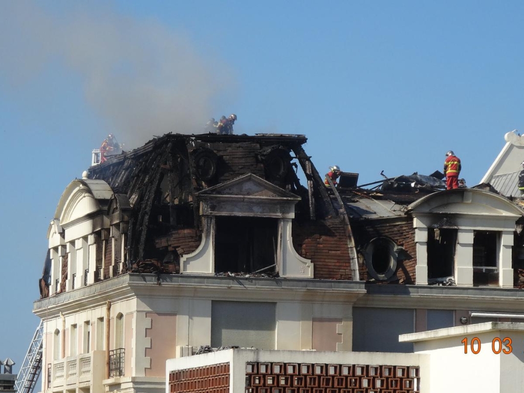 Incendie st jean de luz